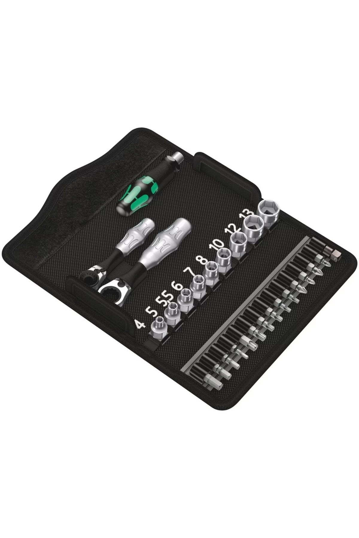 WERA K. Kompakt Zyklop 2 Li Mini Cırcırlı Çantalı Set 05135918001