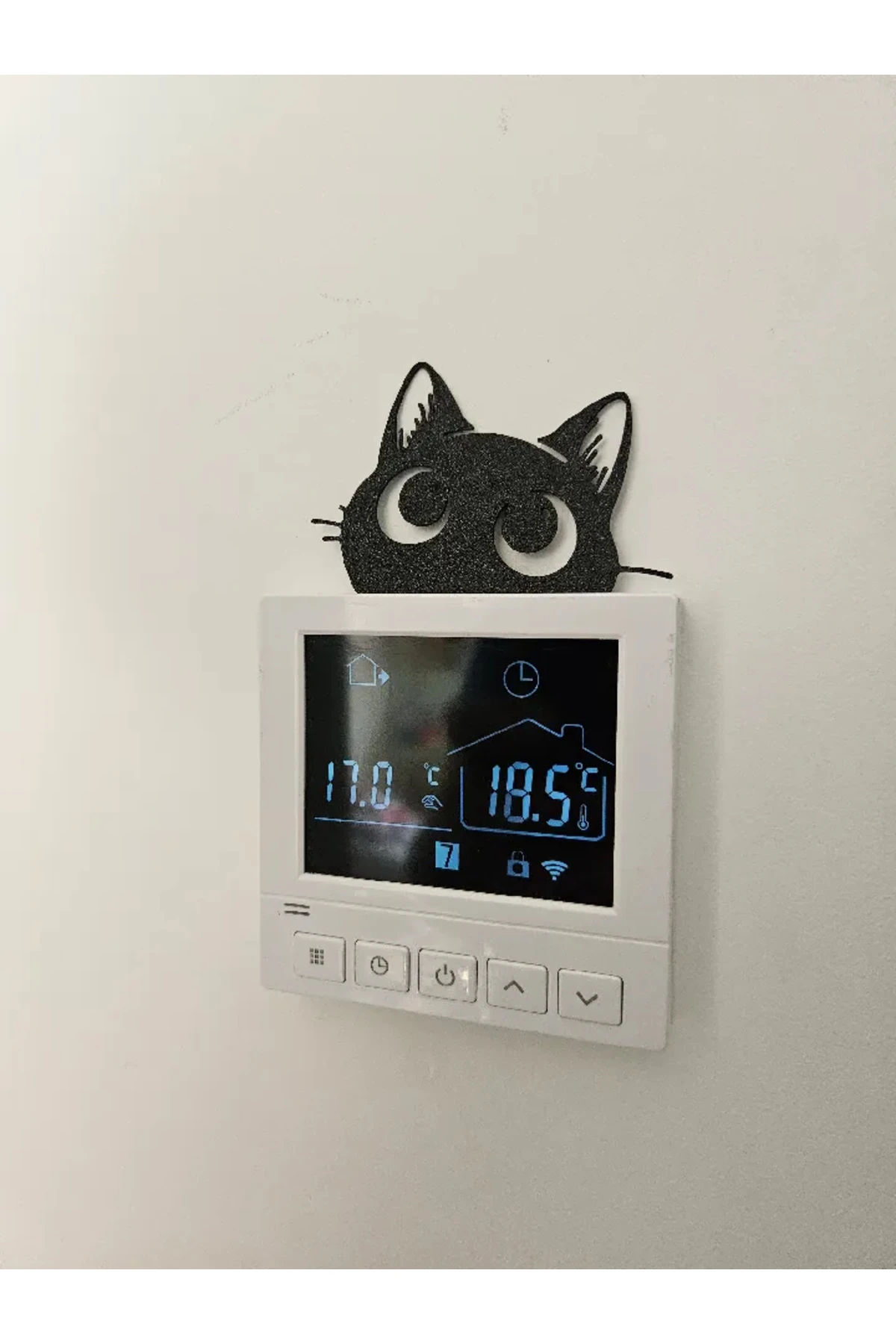 Kedi Temalı Duvar Anahtarı Kapı köşesi Süsü