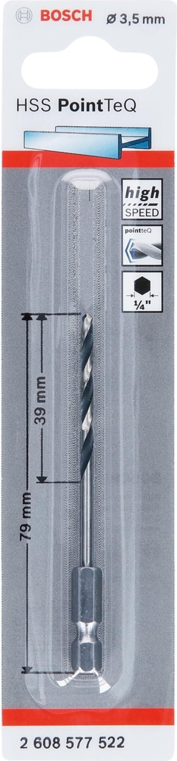 BOSCH Hsspointteq Hex Metal Matkap Ucu 3.5mm 2.608.577.522