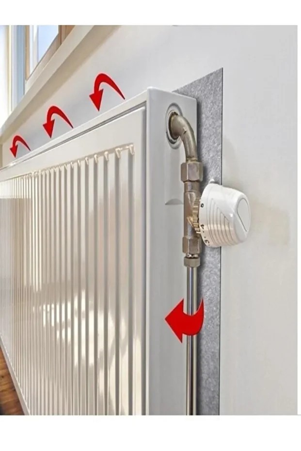 7 Adet 100cmx50cm*5mm Isı Yalıtım Levhası Petek Arkası Kalorifer Arkası Isı Izalasyon Levhası