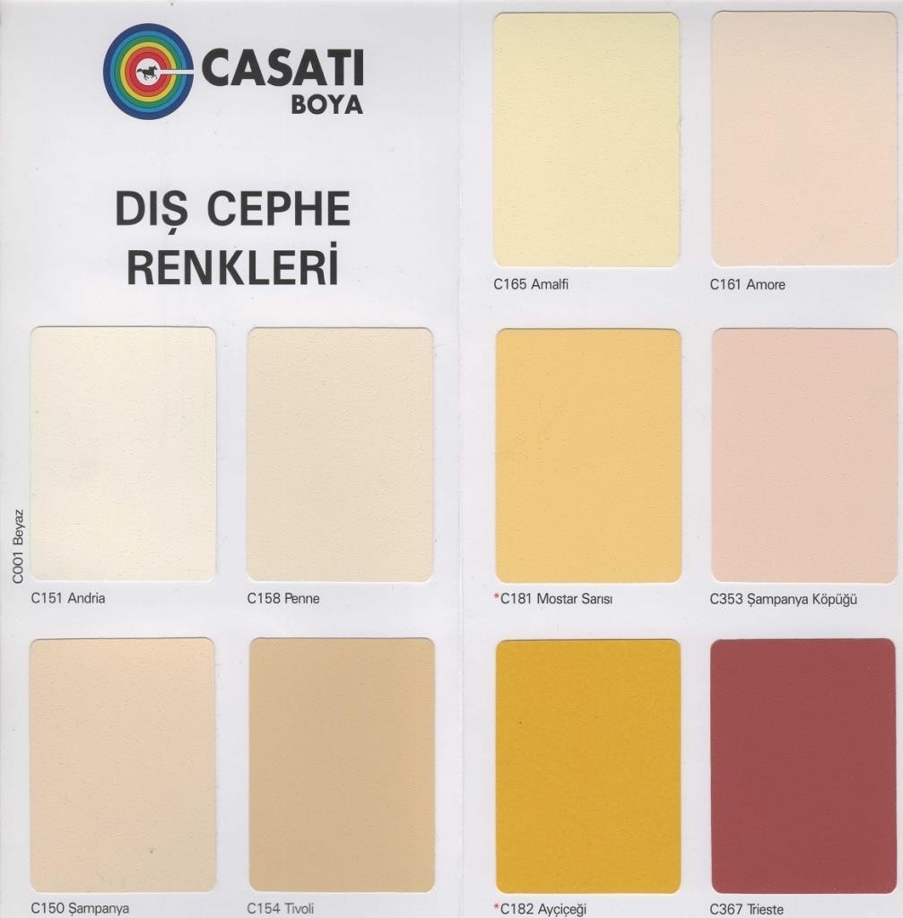 Casati Silikonlu Dış Cephe Boyası 7.5 Lt