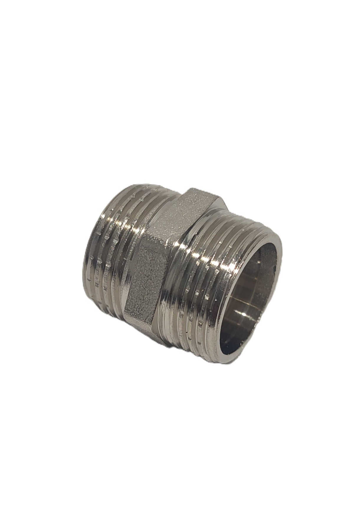 2'Li Paket 3/4" Sarı / Krom Dişli Nipel Dn20 - Chrome Nipple