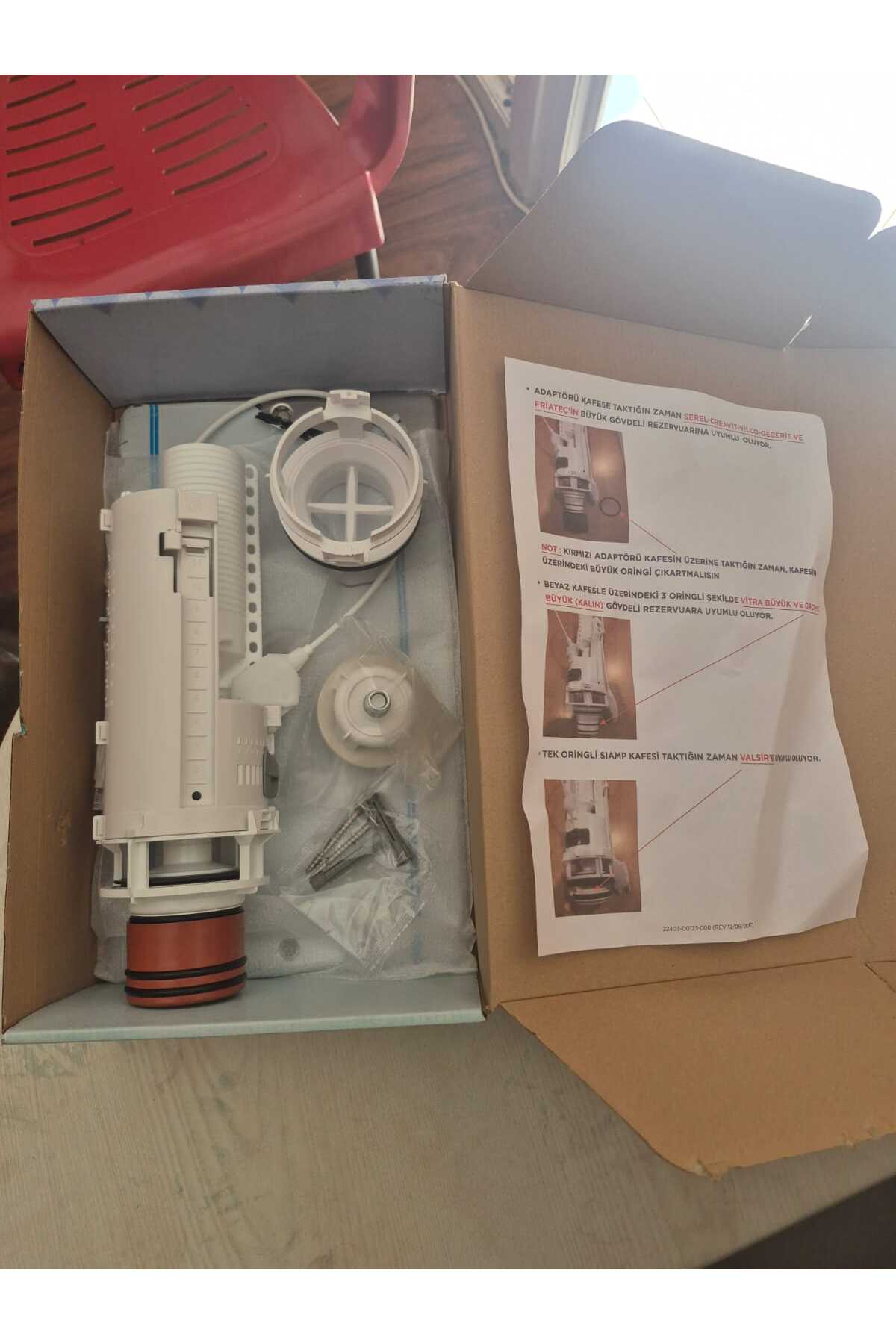 12 cm Üniversal Kit (Gömme Rezervuar Değişimm Kiti) Tüm Gömme Rezervuarlara Uygun