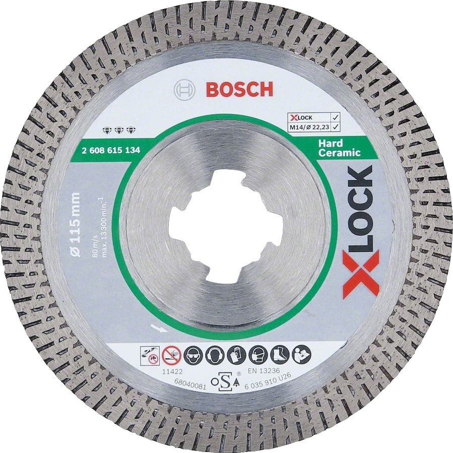 BOSCH - X-Lock - Best Serisi Sert Seramikler Için Elmas Kesme Diski 115 mm