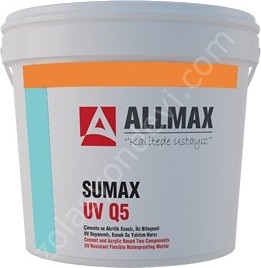 Sumax Q5 Tam Elastik Su Yalıtım Malzemesi Likit 5 kg