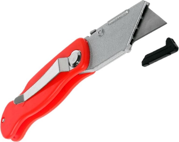 5592 Pratik Katlanır Trapez Tipi Halıcı Maket Bıçağı 18 mm