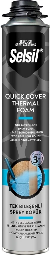 Ses ve Isı Izolasyon Termal Yalıtım Köpüğü 850ML