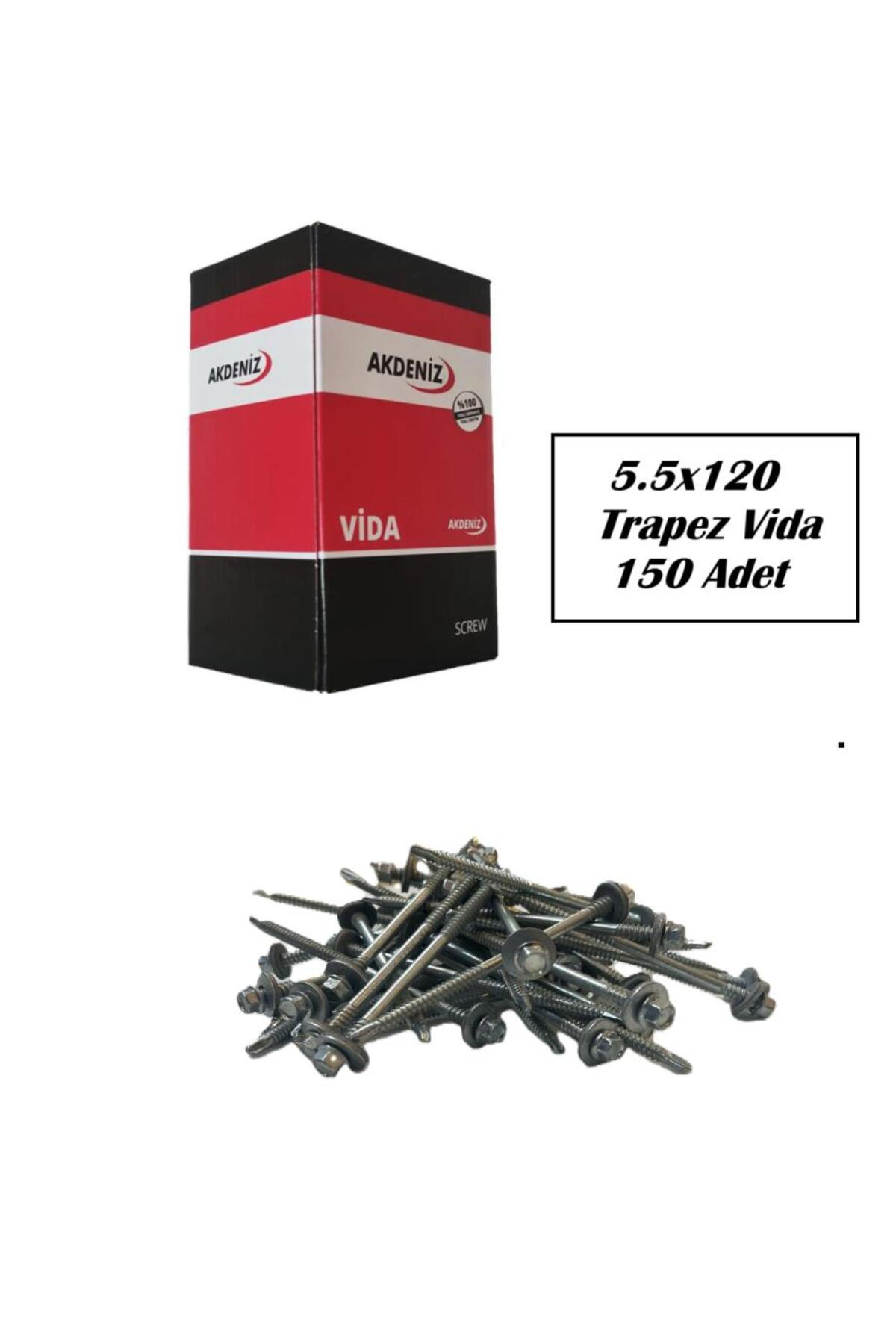 AKDENİZ  Trapez Panel Vida 5.5x120 6mm 150 Li Paket