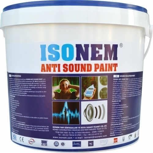 Anti Sound Paint Ses Yalıtım Boyası 18 Lt Beyaz