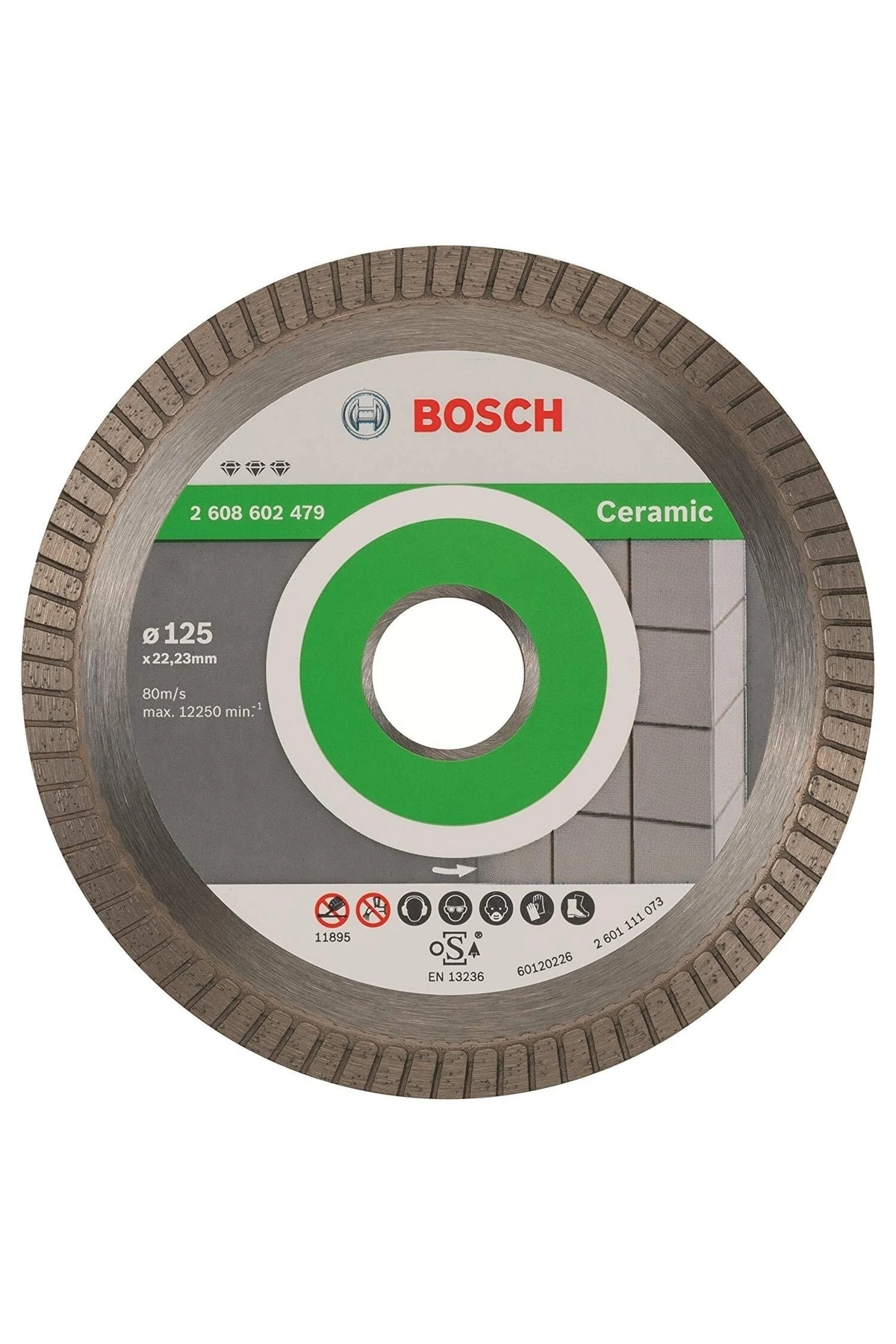 Best For Ceramic Extraclean Turbo 125 Mm Elmas Kesici Disk - 2608602479