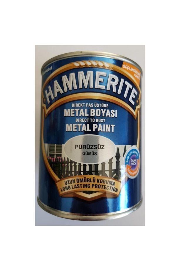 Hammerite Pürüzsüz Gümüş 0.75 Litre