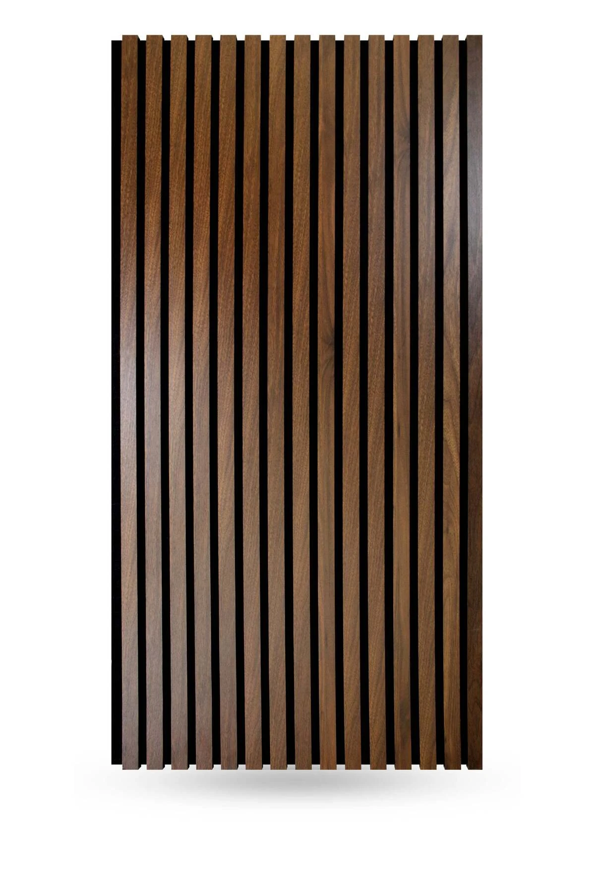 60x275 Cm Ceviz Plus Akustik Duvar Paneli / Mdf /4 Mm Keçe/ 8mm Çıta
