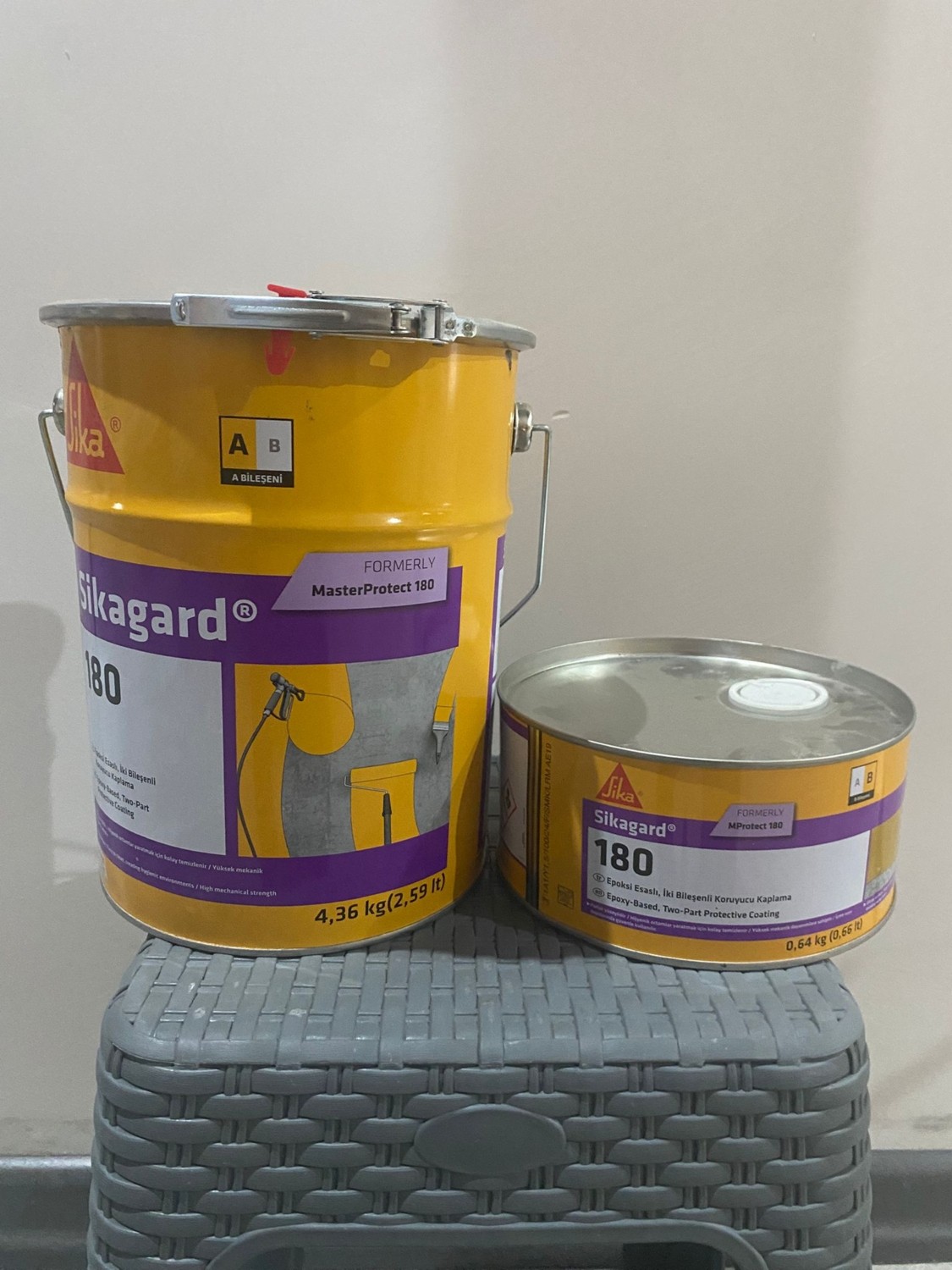 gard 180 (Masterprotect 180) Epoksi Esaslı, Iki Bileşenli Koruyucu Kaplama 5kg (4,36+0,64)
