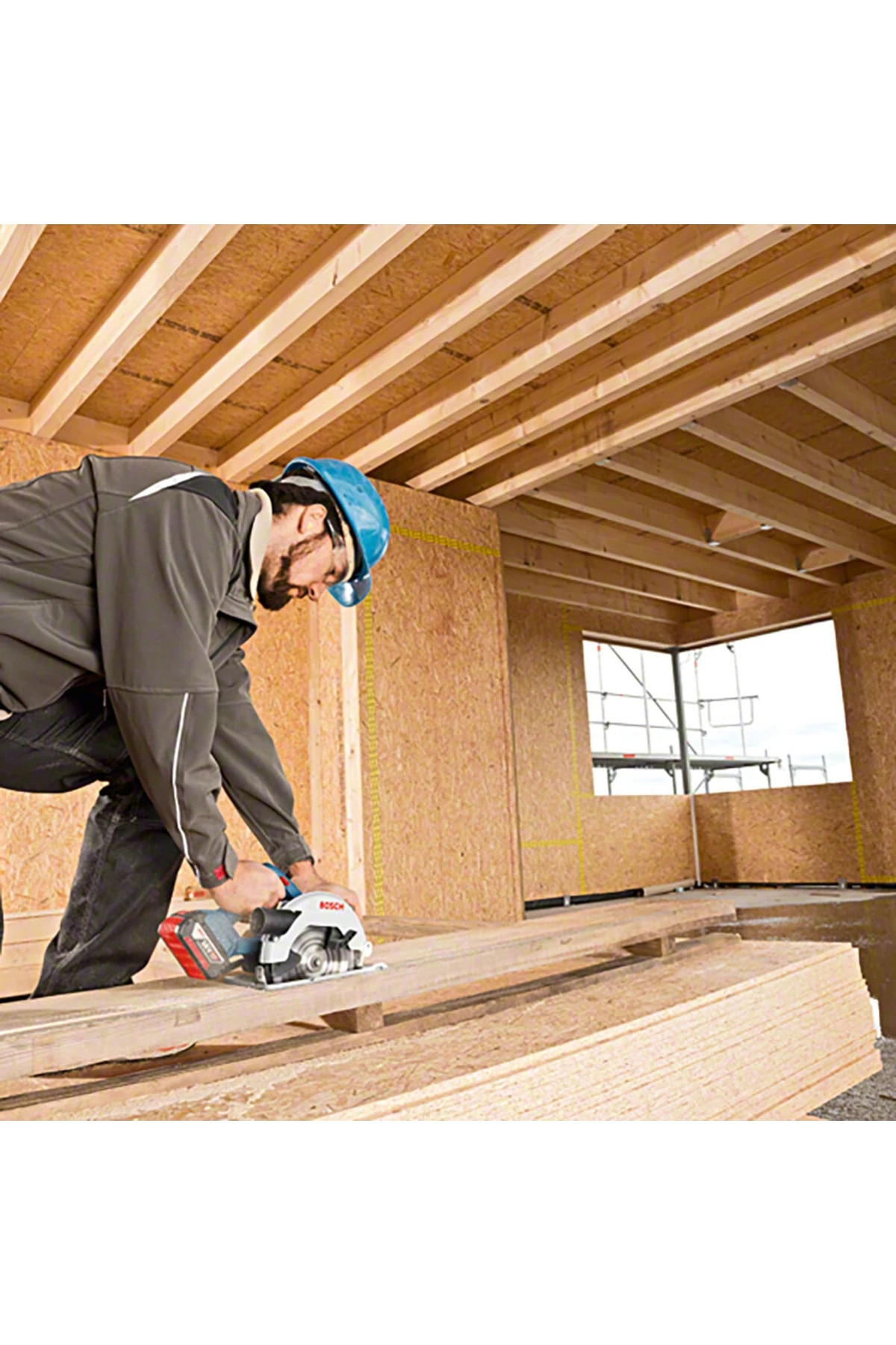 Profesyonel Gks-18v-57 Akülü Daire Testere (solo) Uyumlu