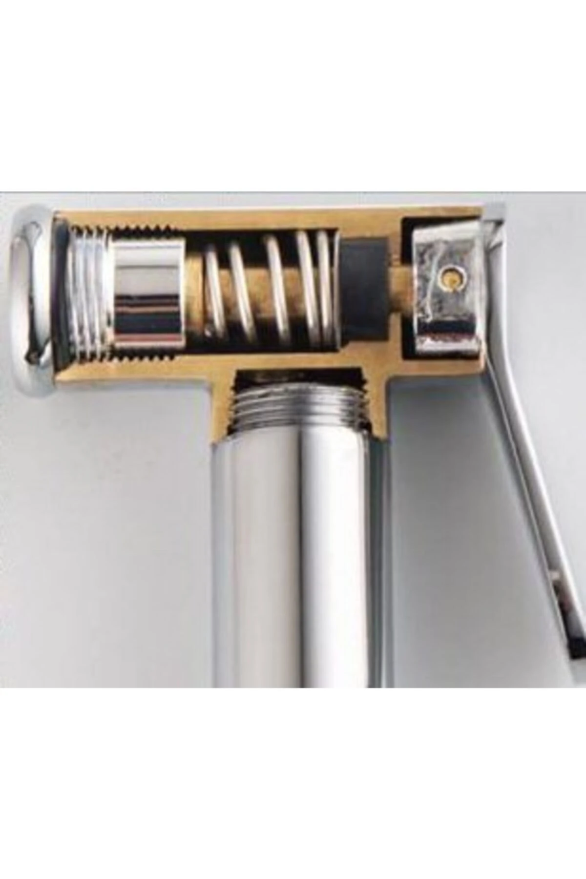 Spiralli Taharetmatik Taharet El Duşu Pirinç Altın Gold Kts100-g