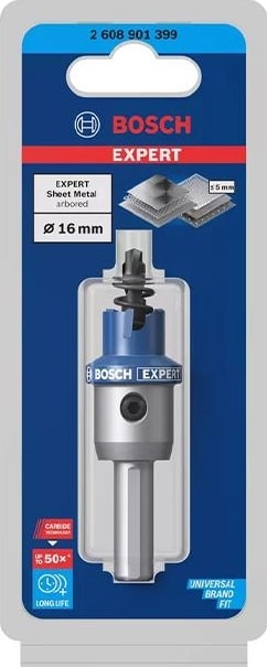 BOSCH Expert 16 mm Elmaslı Inox Panç Adaptörlü 2608901399