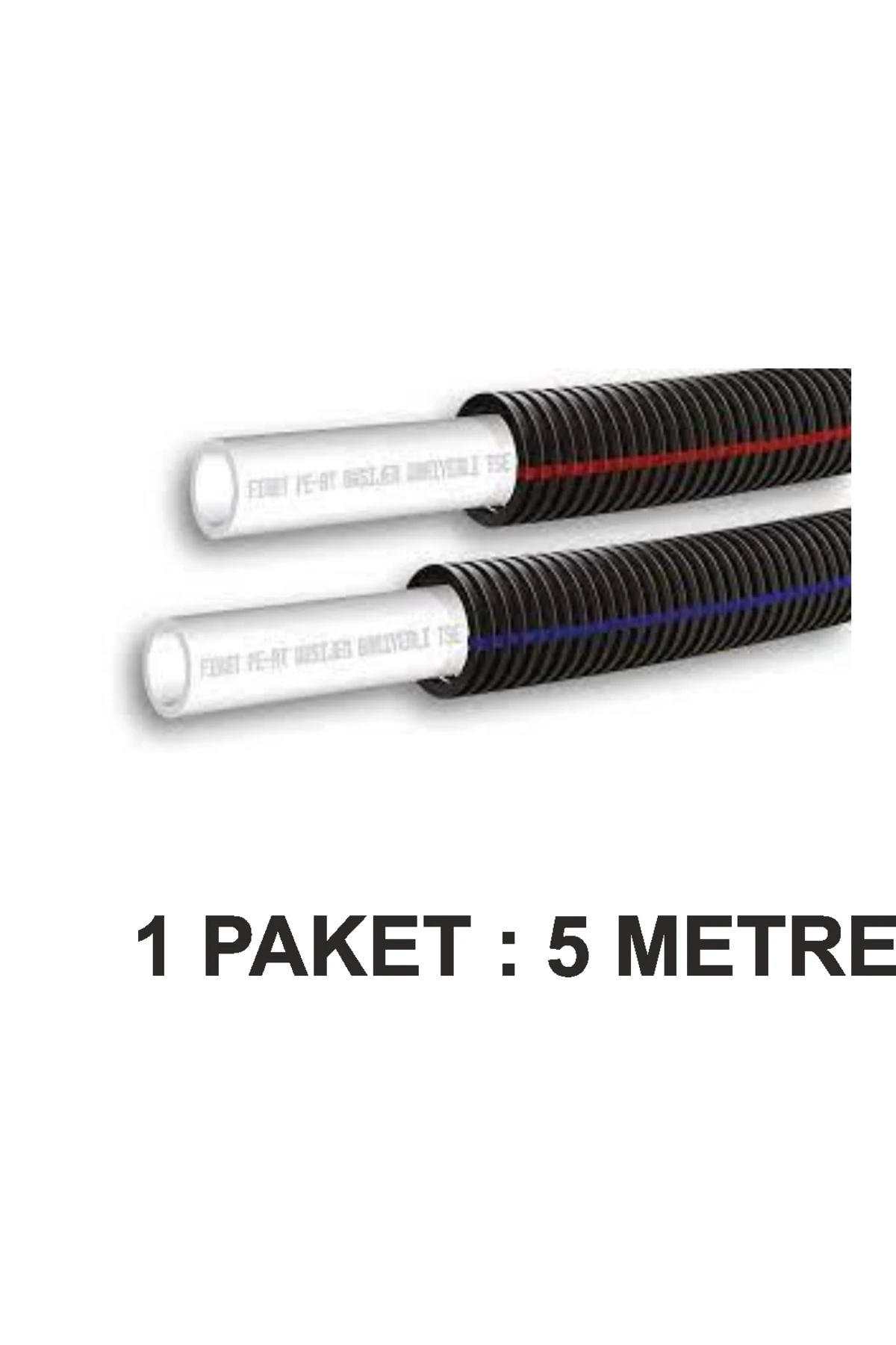 VESBO PPRC SPİRAL KILIFLI PEX BORU KIRMIZI 1 MT FİYATIDIR (TOPU 80 MT ) DİR PAKET 5 Li