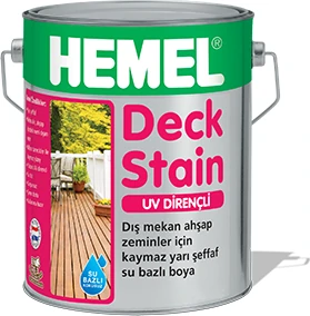 Deck Stain - Kaydırmaz Yarı Şeffaf Boya ( 2.5 Lt ) Lıght