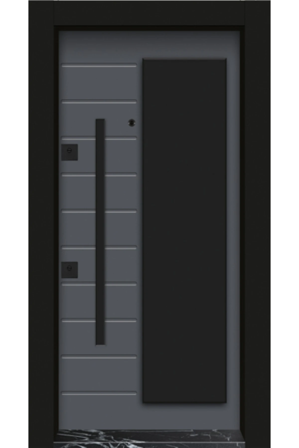 Daire Giriş Kapısı, Çelik Kapı, Mn-1022 Kabartmalı Sağ