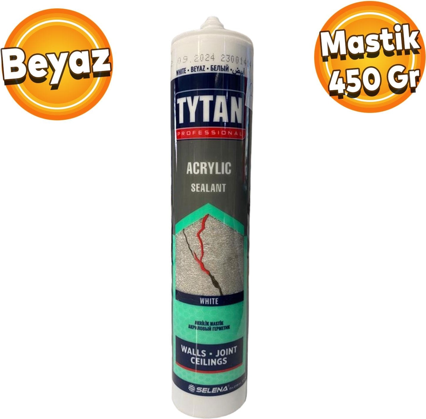 Tytan Genel Amaçlı Beyaz Akrilik Mastik Silikon 450 gr