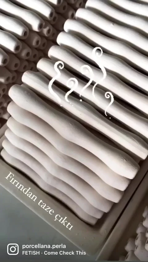 Porselen Kulp Dolap Çekmece Mobilya Mutfak Çocuk Kulbu Mantar-beyaz