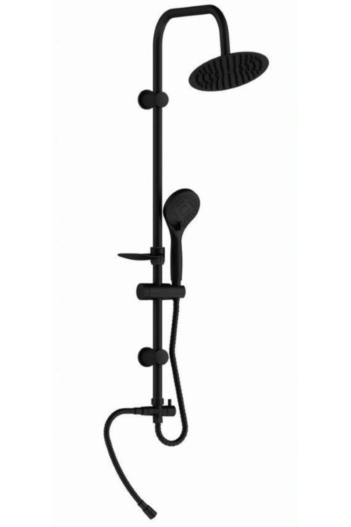 Yönlendiricili Duş Seti Yağmurlama (ø200)(3 Fonksiyonlu)(siyah) Dst19-2-s