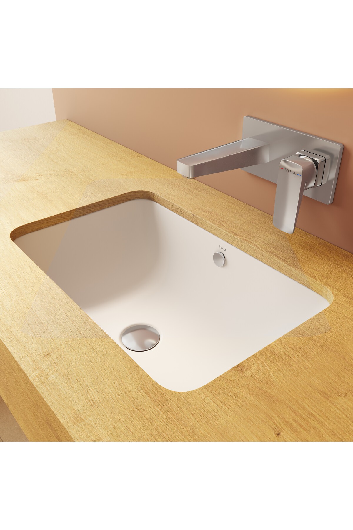 S20 7475b003-0618 Tezgah Altı Lavabo, 48 Cm, Beyaz