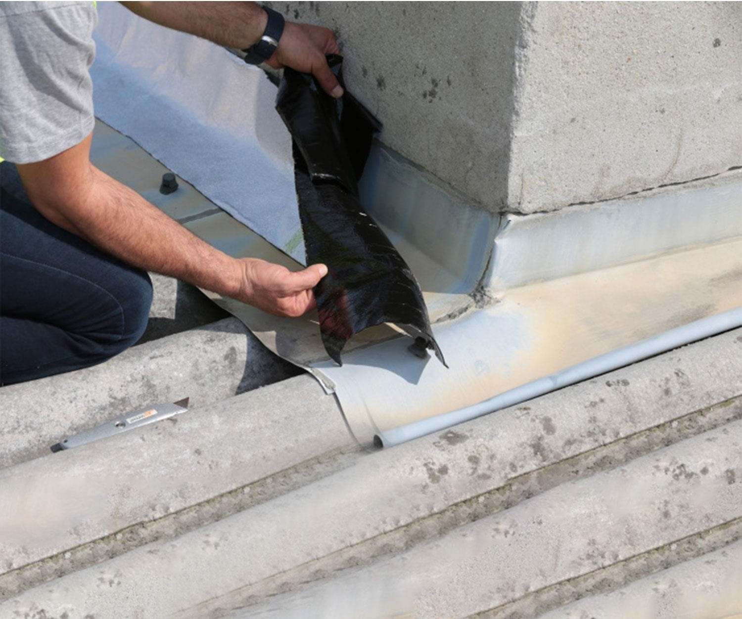 Çatı Yalıtım Baca Dibi Bandı Folyolu Ses Su Yalıtım Bant Bandı 20 cm x 10 mt