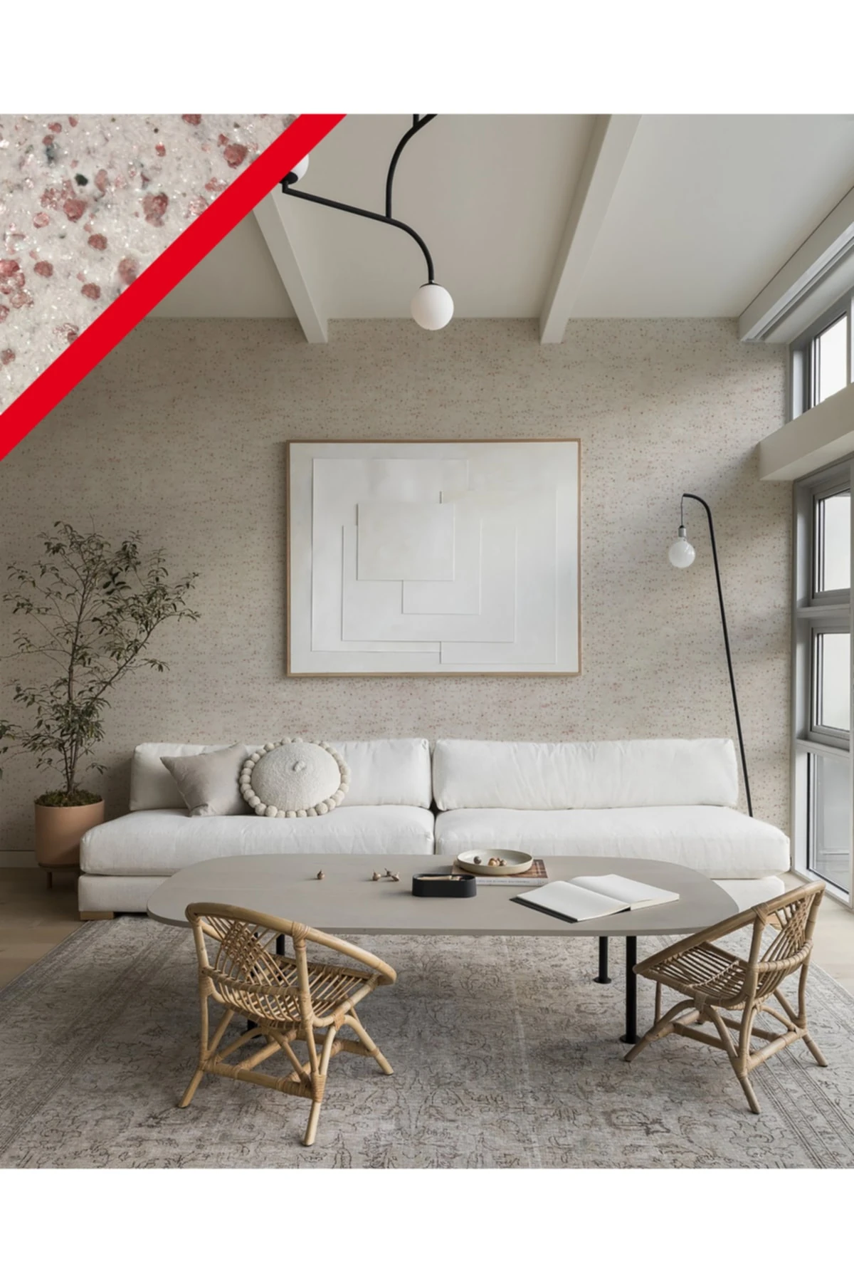 Enerjik Isı Ve Ses Yalıtımlı Ipek Sıva Fabeltrend Serisi - Fbl 010 Picasso