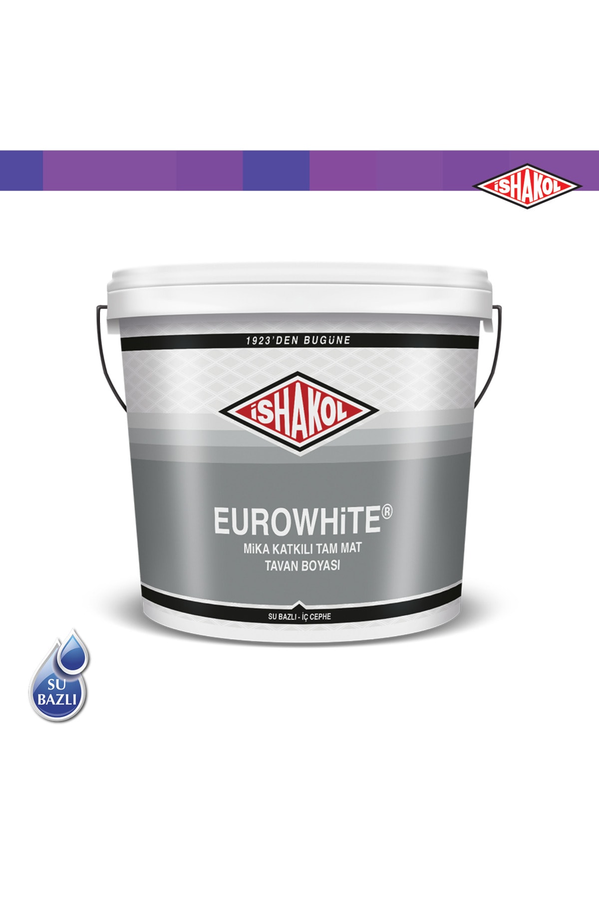 Eurowhite Mika Katkılı Tam Mat Tavan Boyası-beyaz