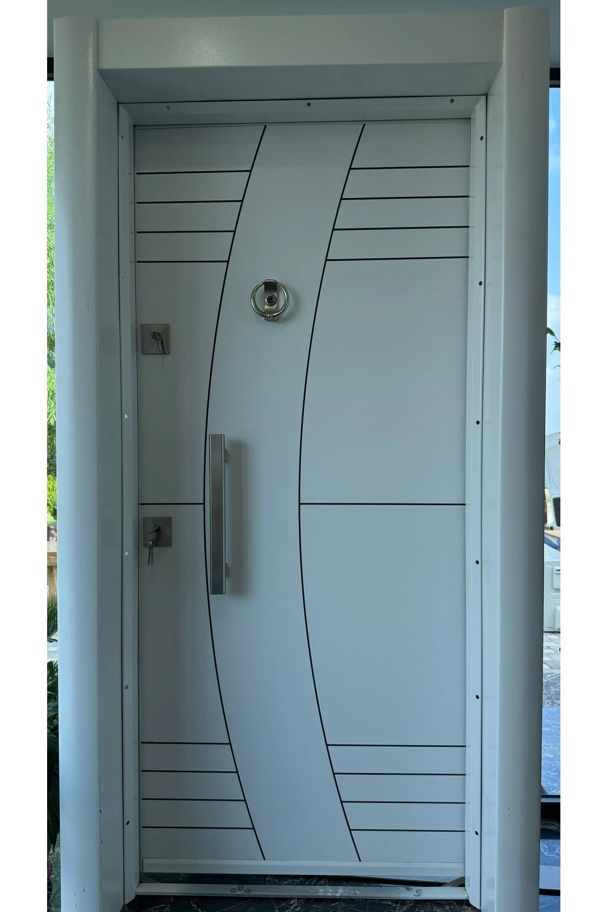 ANKA ÇELİK KAPI RUSTİK EKONOMİK SAĞ AÇILIM KALE MONOBLOK KİLİT İÇ MEKAN KAPISI