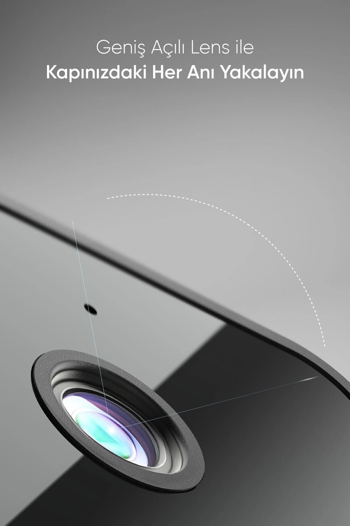 Akıllı Kapı Zili Wi-fi Kontrollü, Gece Görüş, Ses Gönderme Ve Alma