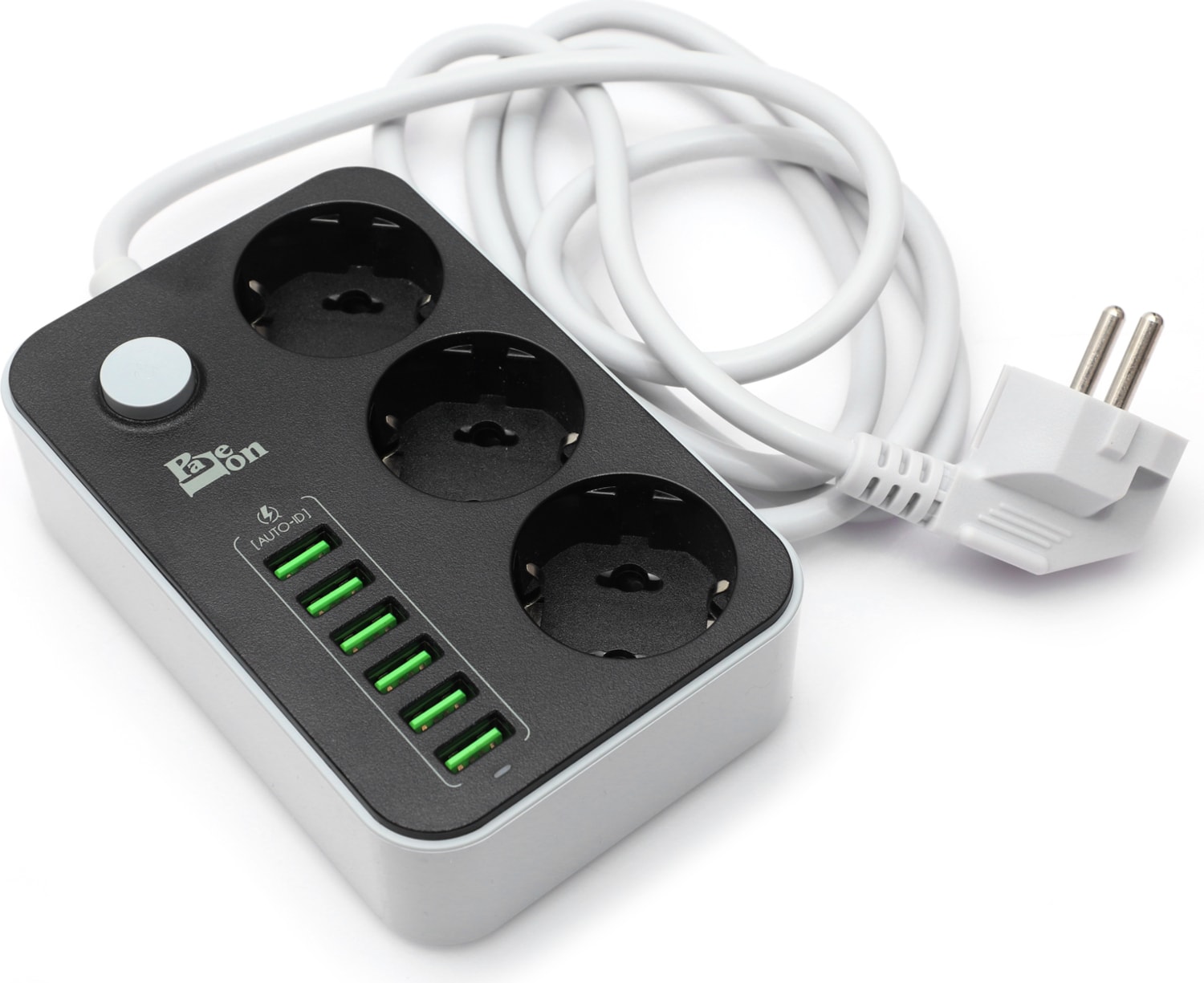5V 3.4A 6 USB Bağlantı Noktası 3'lü Uzatma Akım Korumalı Priz