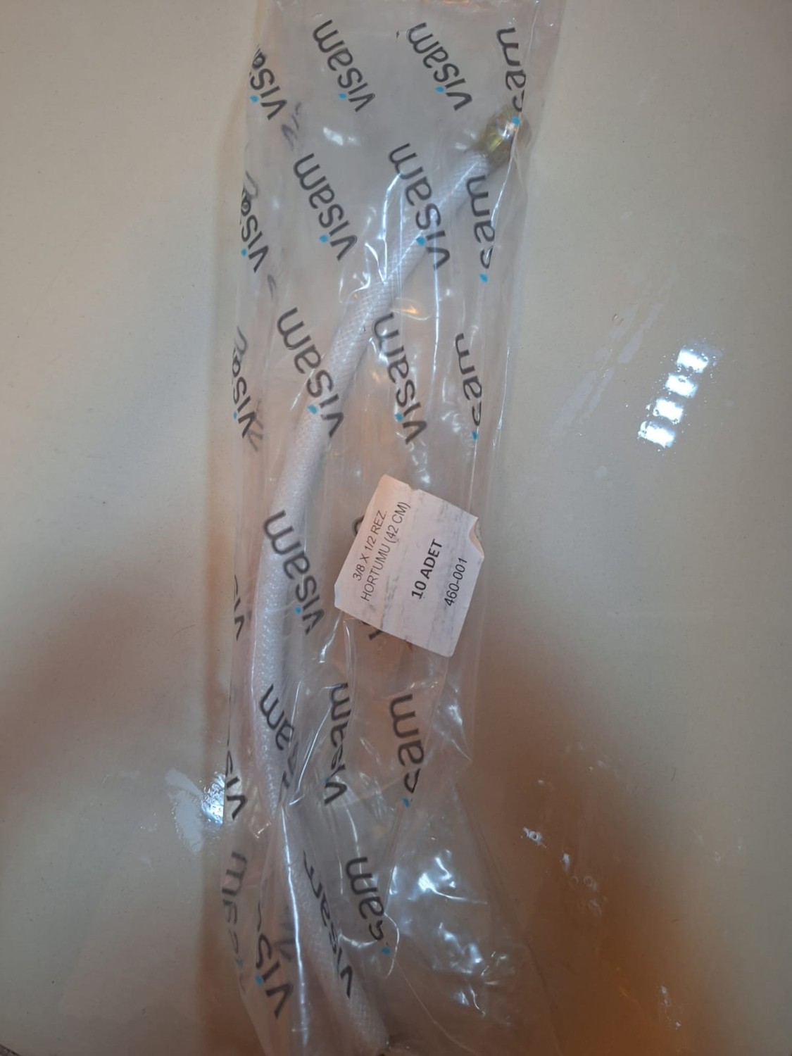 Rezervuar Bağlantı Hortumu 3/8" - 1/2" Flexible 42 cm
