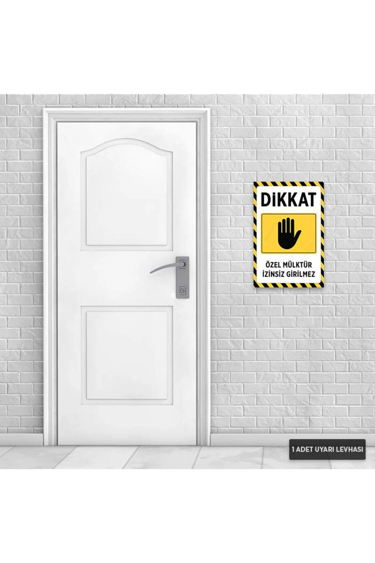 U1150 - Özel Mülktür İzinsiz Girilmez Dekota Uyarı Levhası (20x30cm)