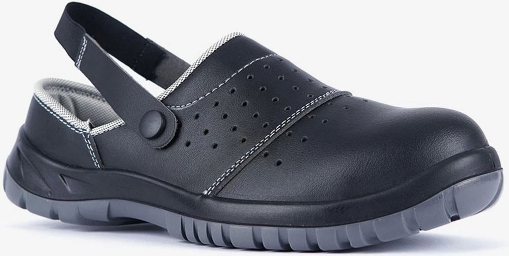 210 Slipper Jeriko S1 Koruyucu Iş Terliği Siyah Hafif Rahat Model