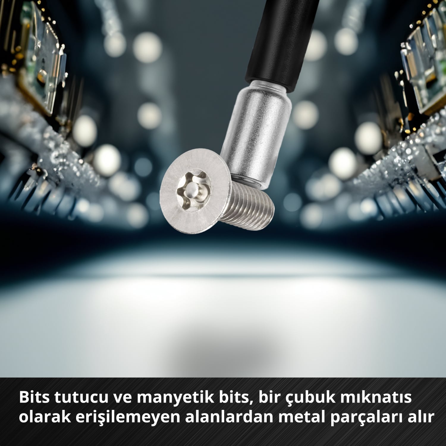 EİNHELL 66 Parça Hassas Bits Seti (hassas uçlar, hassas lokmalar, tornavida ucu tutucusu, esnek 150 mm uzatma, uzatma adaptörü ile) - 49115030