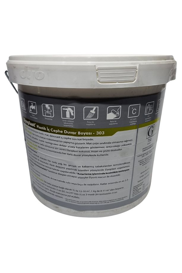 DYO plast Plastik İç Cephe Duvar B. Şelale 15 Lt.