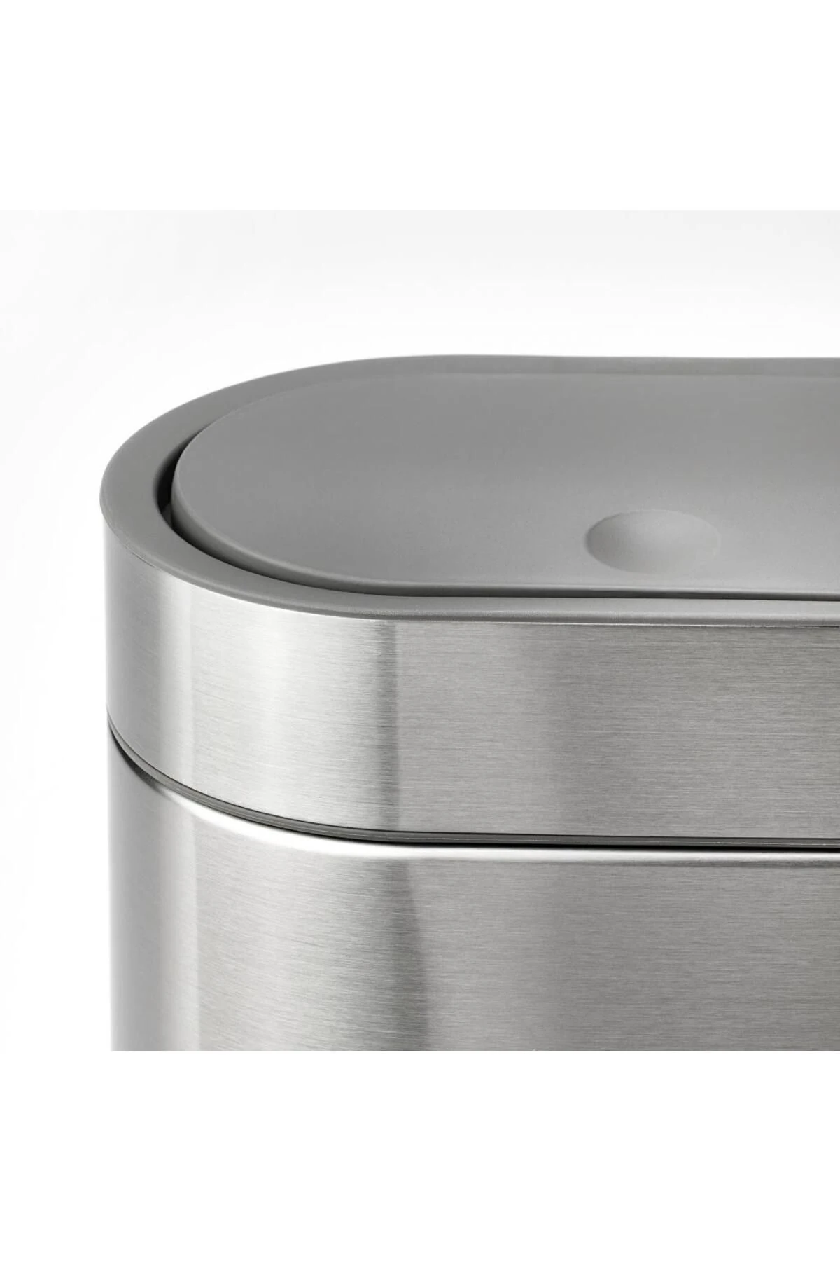 BROGRUND dokunmatik çöp kutusu , gri, 4 lt, paslanmaz çelik