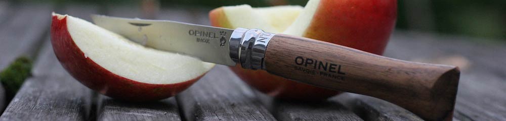 OP-002025-Opinel Inox No 6 Ceviz Saplı Paslanmaz Çelik Çakı