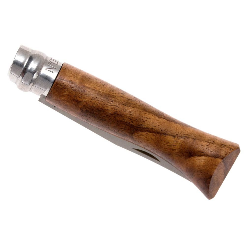 OP-002022-Opinel Inox No 8 Ceviz Saplı Paslanmaz Çelik Çakı