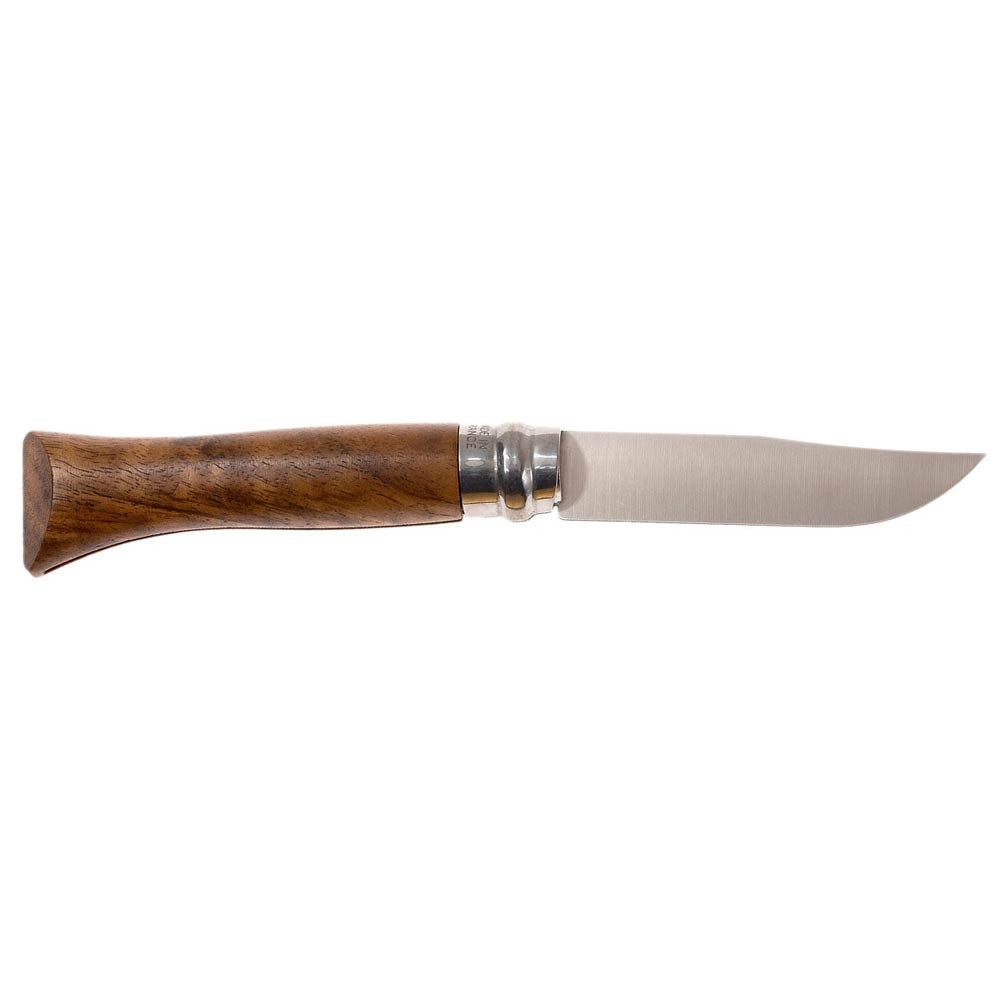 OP-002022-Opinel Inox No 8 Ceviz Saplı Paslanmaz Çelik Çakı