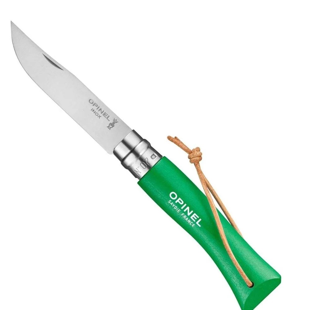 Opinel Inox Trekking 7 No Paslanmaz Çelik Çakı (Yeşil)