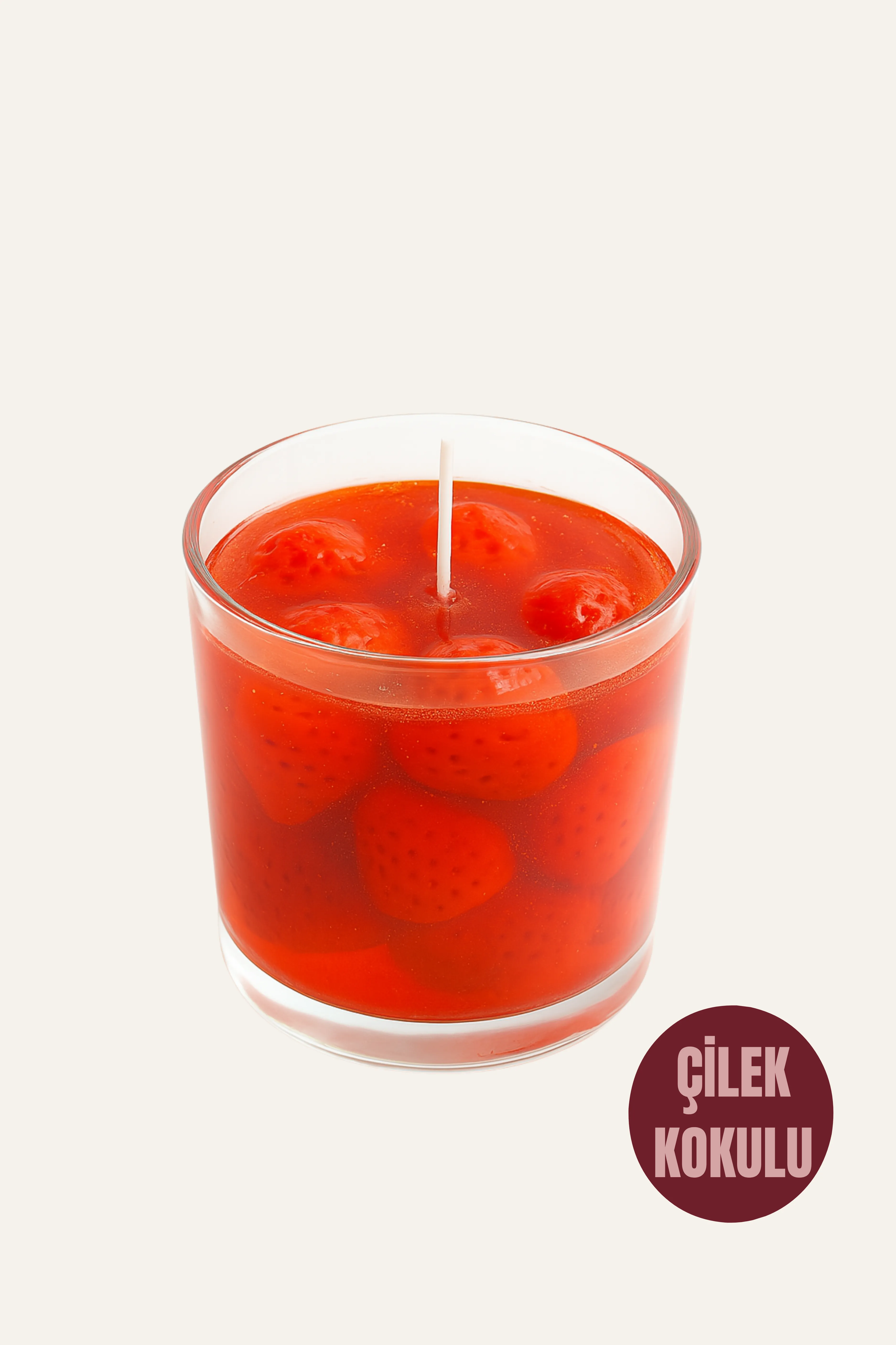 Doramira Home Meyra Çilek Reçeli Kokulu Jel Dekoratif Mum