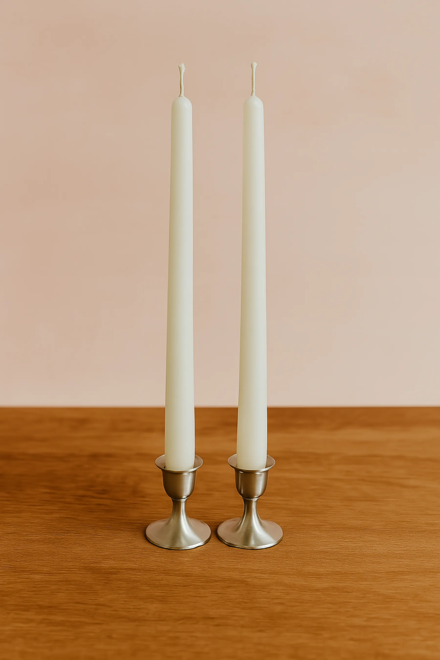 Doramira Home Luma 2'li Beyaz Renk Şamdan Mum