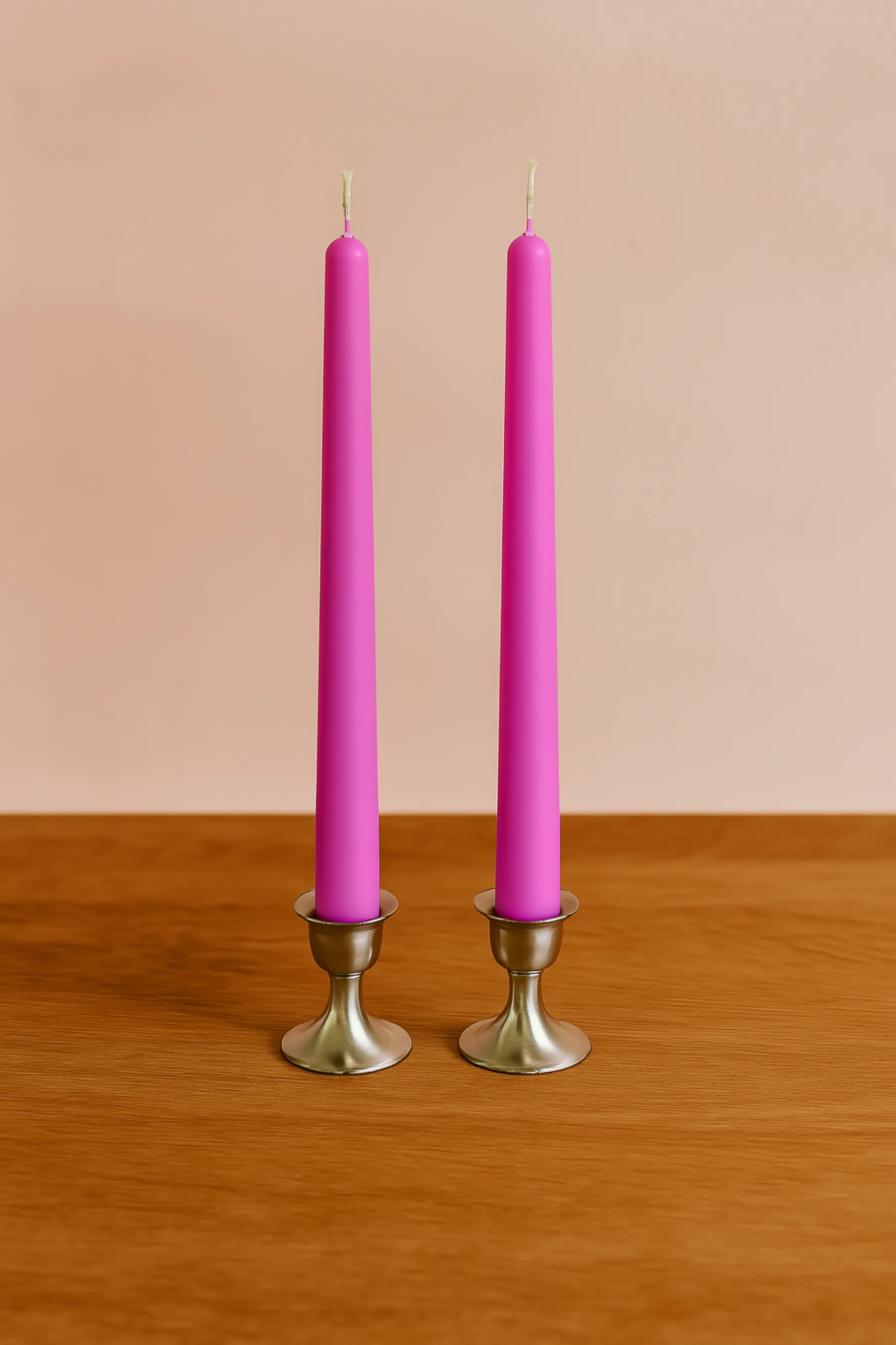 Doramira Home Luma 2'li Pembe Renk Şamdan Mum