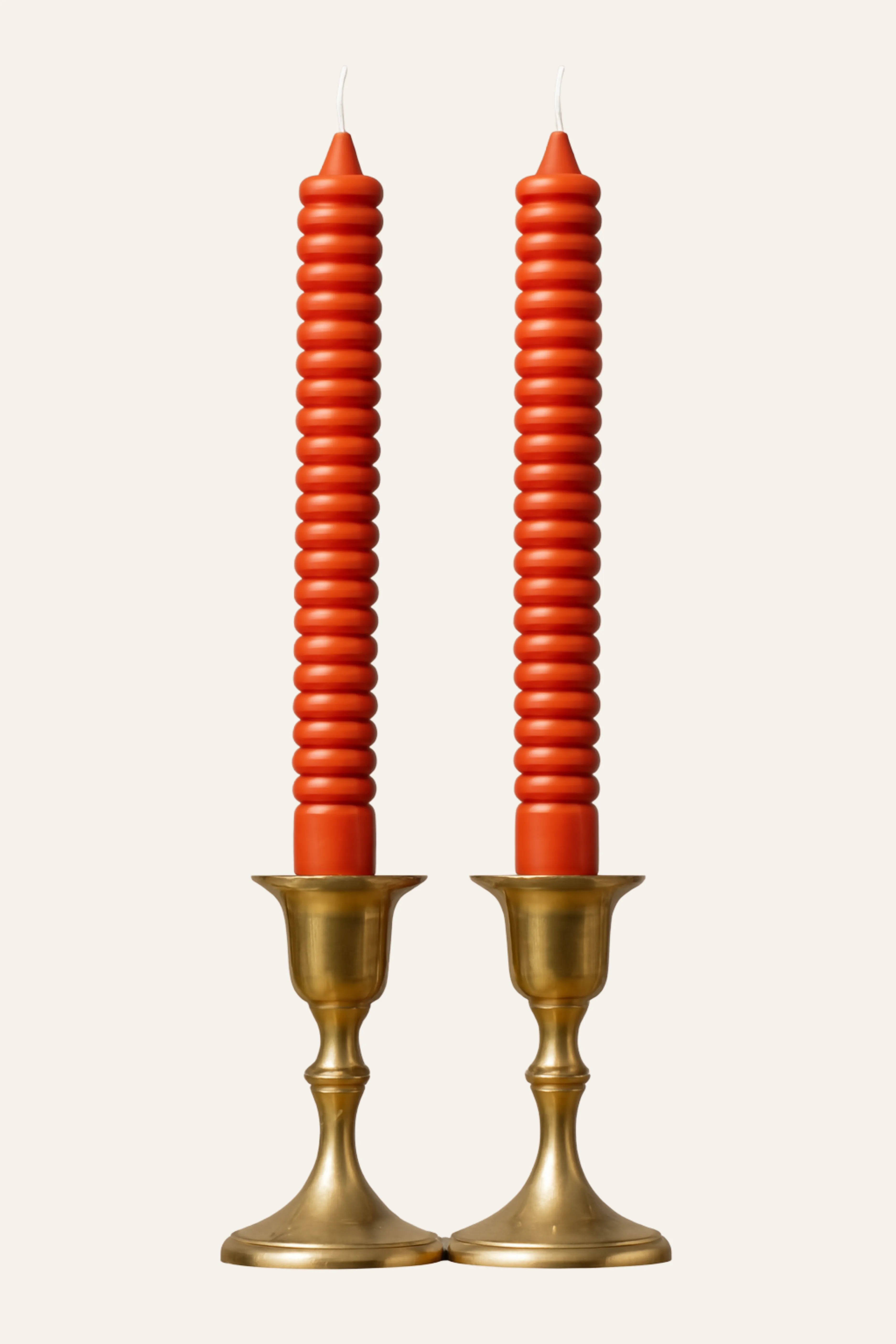 Doramira Home Luma 2'li Kırmızı Renk Şamdan Parafin Mum