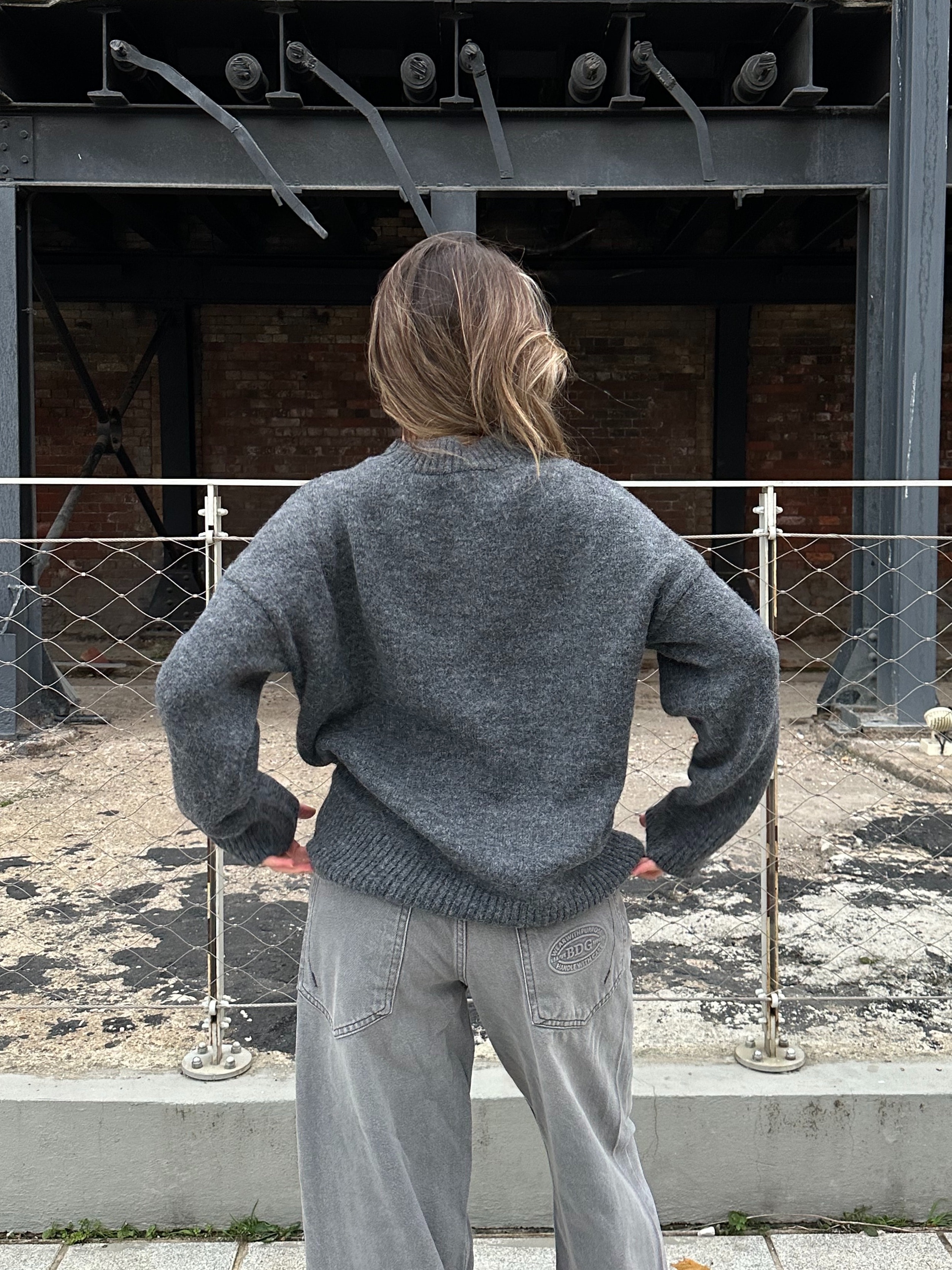 Füme Oversize Triko Kazak