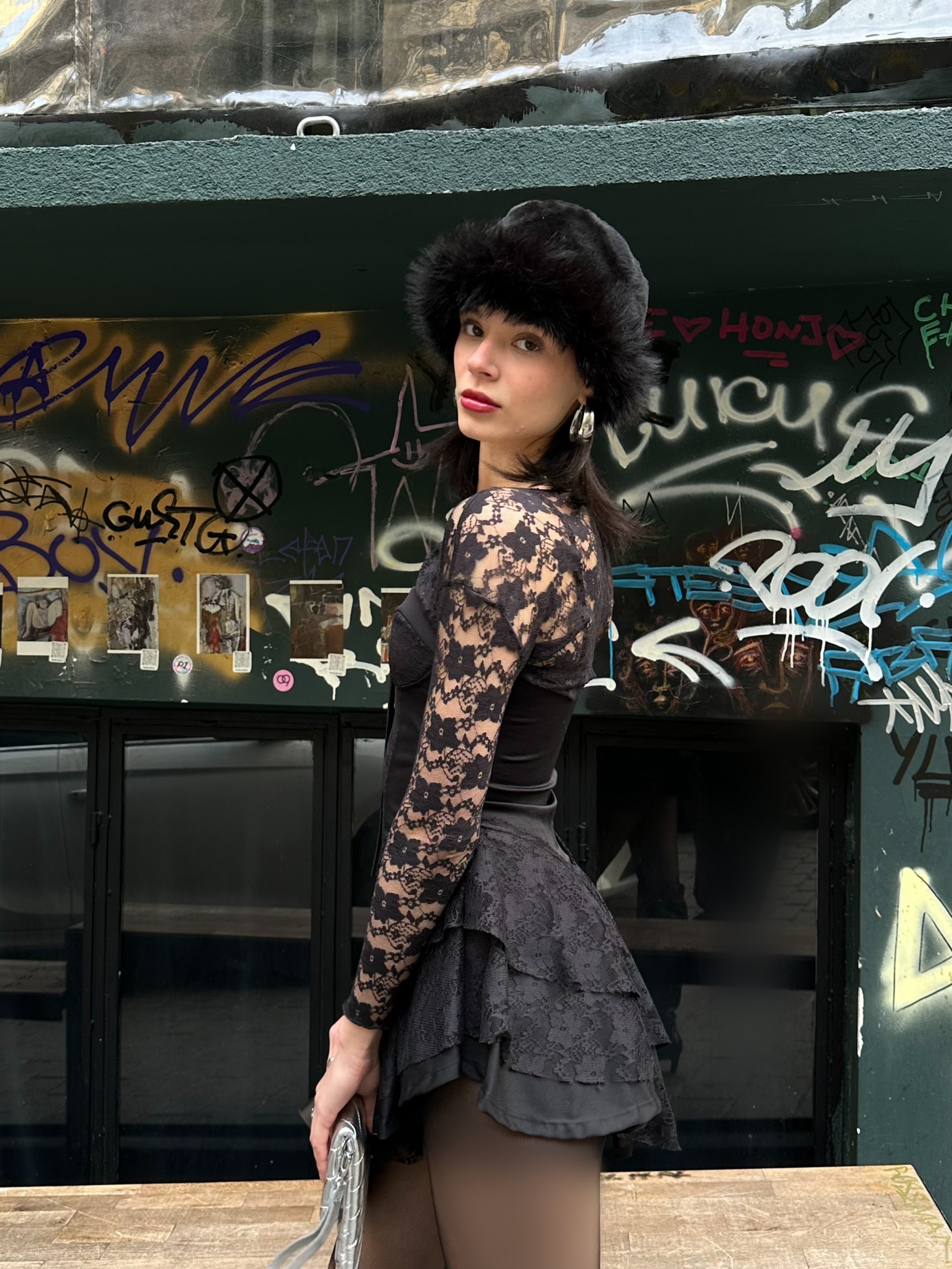 Siyah Bolero Detay Dantelli Mini Elbise