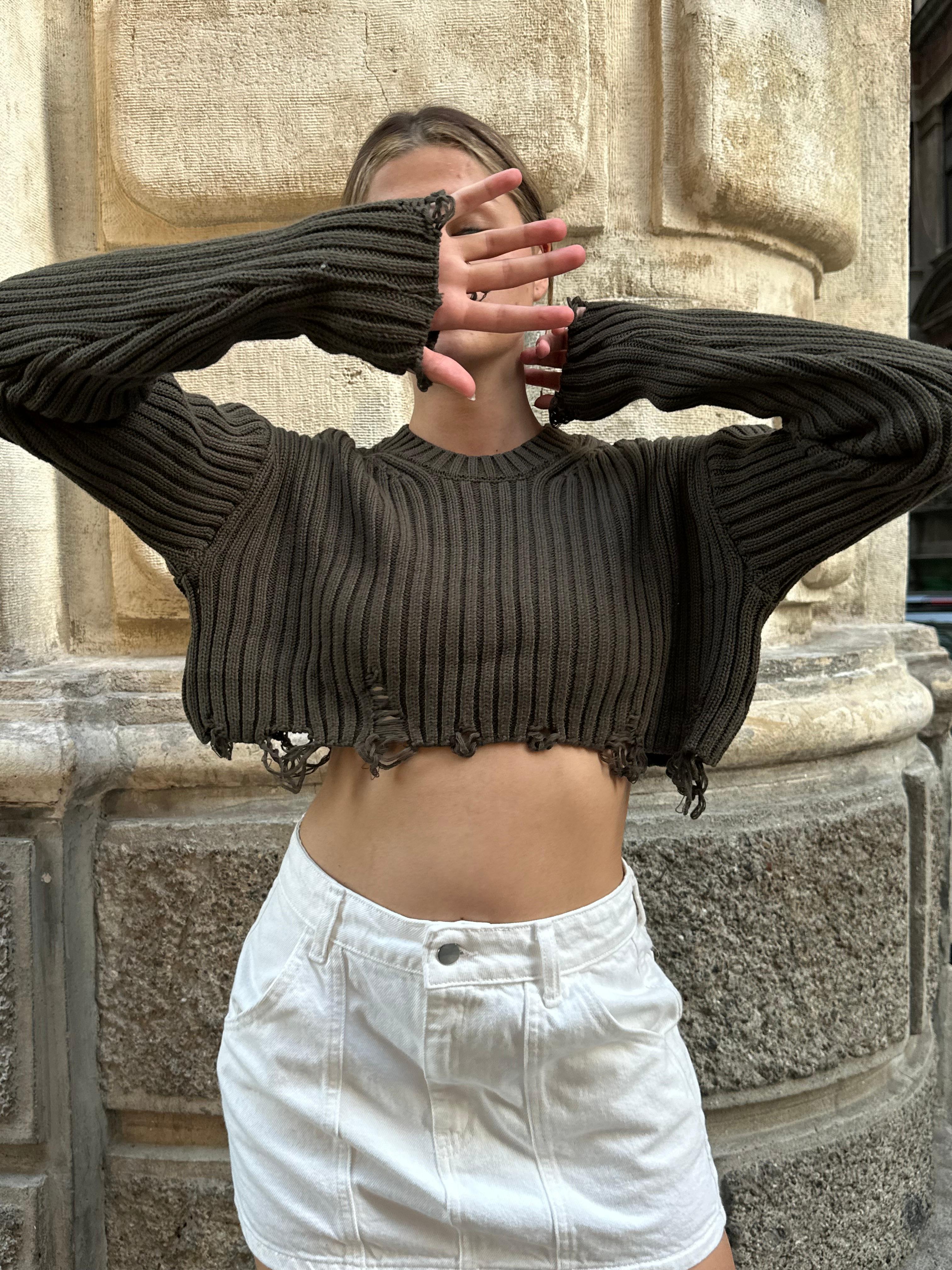 Haki Crop Kazak